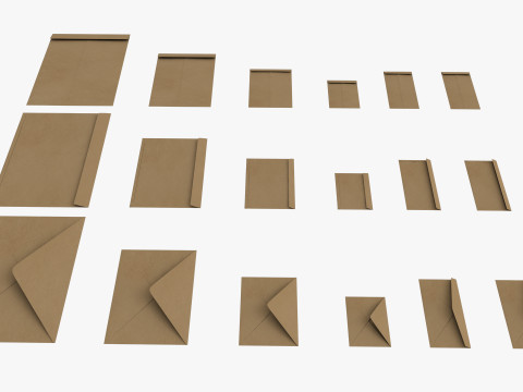 Envelopes All-Size All-Style Vol-2 Modelo 3D