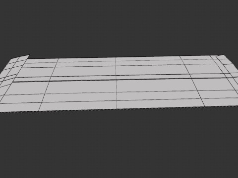 3D Air Mail Window Envelope Size DL Style POCKET 3D 模型