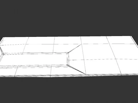 Air Mail Window Envelope Size DL Style WALLET 3D Model