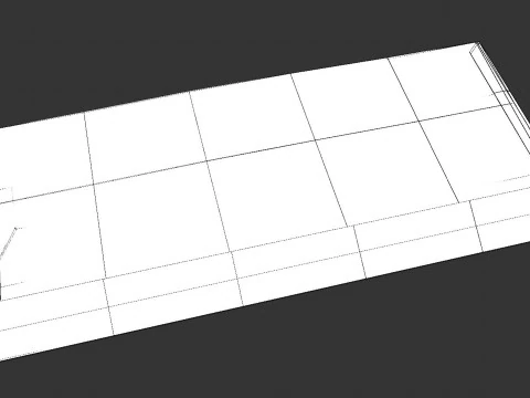 Air Mail Window Envelope Size DL Style WALLET 3D Model