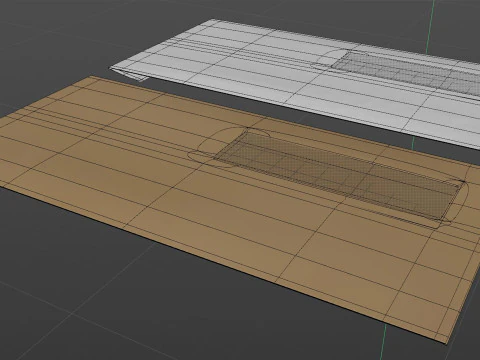 Envelope Size DL Style Window POCKET 3D Model
