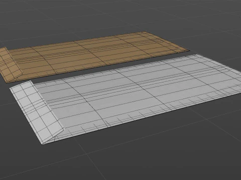 Envelope Size DL Style Window POCKET 3D Model