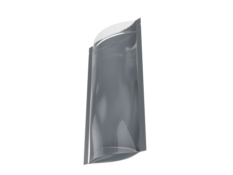 Zipper Storage Bag Stand Up Pouch Food Package 3D Model