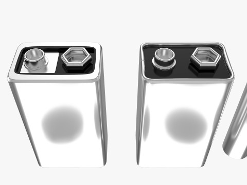All Types Of Batteries 3D 모델