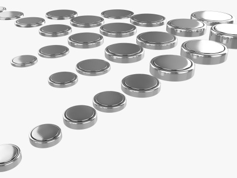 All Size Lithium Battery Cells Modelo 3D