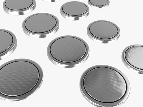 All Size Lithium Battery Cells Modelo 3D