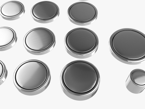 All Size Lithium Battery Cells Modelo 3D