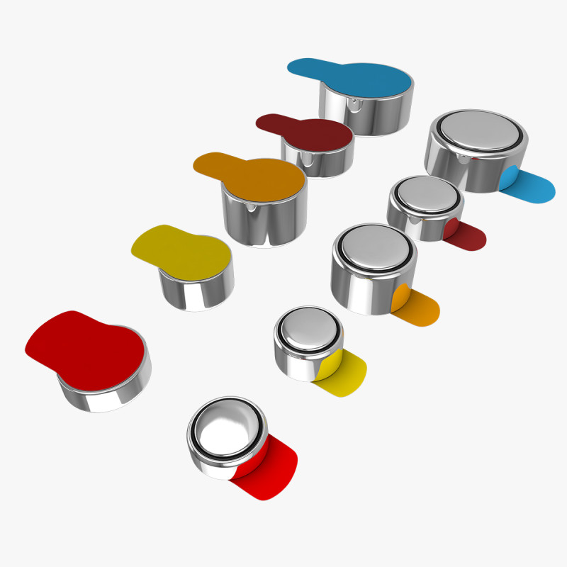 ALL Size Zinc Air Battery Cells Modelo 3D .c4d .max .obj .3ds .fbx .stl .blend