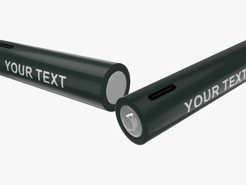 AAA Battery Cell with Type C USB 3D Model