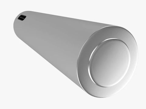 AAA Battery Cell with Type C USB 3D Model