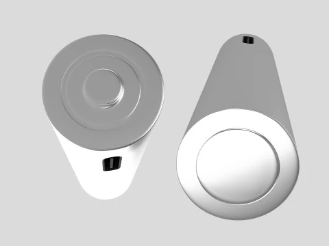 AAA Battery Cell with Type C USB 3D Model