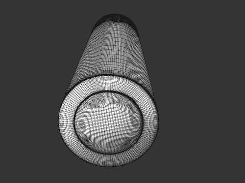 AAA Battery Cell with Type C USB 3D Model
