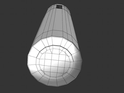AAA Battery Cell with Type C USB 3D Model