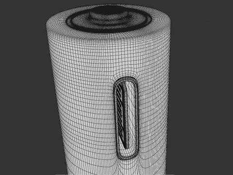 AAA Battery Cell with Type C USB Modelo 3D