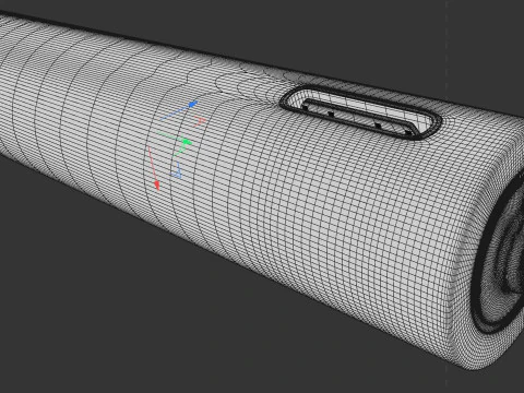 AAA Battery Cell with Type C USB 3D Model