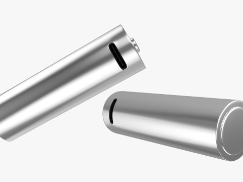 AA Battery Cell with Type-C USB 3D मॉडल