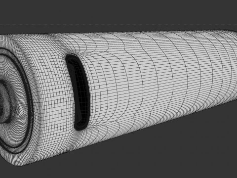 AA Battery Cell with Type-C USB 3D Model