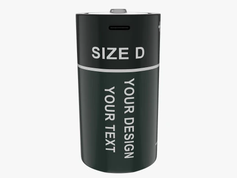 D Battery Cell with Type C USB 3D Model