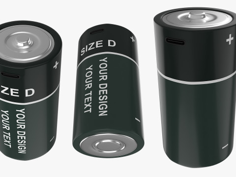 D Battery Cell with Type C USB 3D Modell