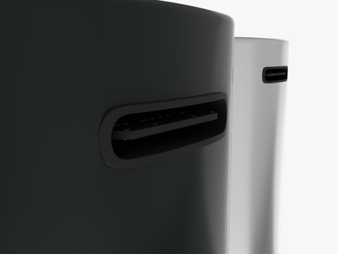 D Battery Cell with Type C USB 3D Modell