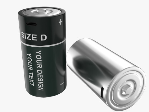 D Battery Cell with Type C USB 3D Modell