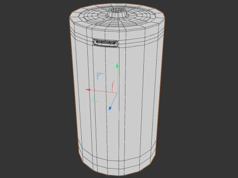 D Battery Cell with Type C USB 3D Model