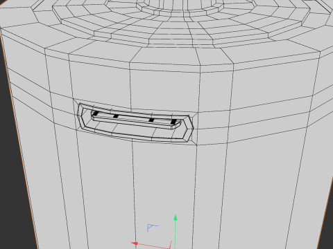 D Battery Cell with Type C USB 3D Modell