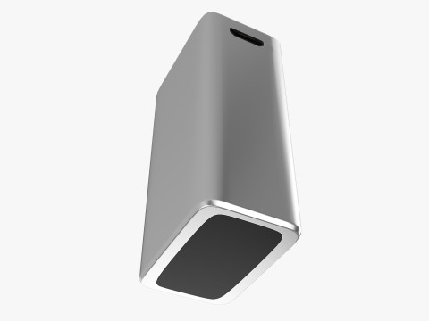 Rechargeable 9 Volt Square Battery Micro USB Side Top New Design 3D Модель
