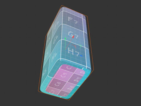 Rechargeable 9 Volt Square Battery Micro USB Side Top New Design 3D Model