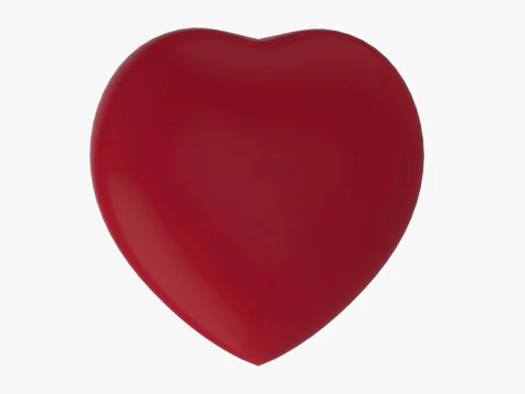 Анимированное сердце с сердцебиением 3D Модель