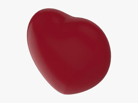 Heart with Heartbeat Animated 3D Model