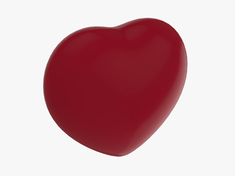 Heart with Heartbeat Animated 3D Модель