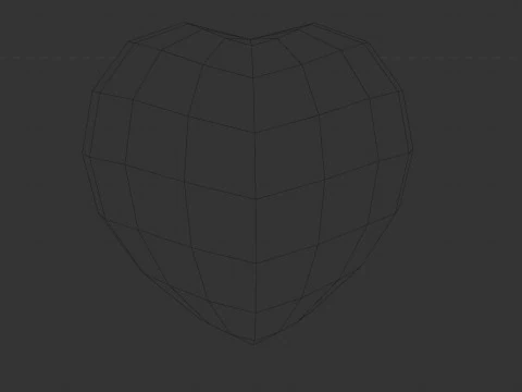 Heart with Heartbeat Animated 3D Model