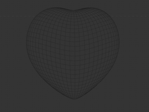 Heart with Heartbeat Animated 3D Модель