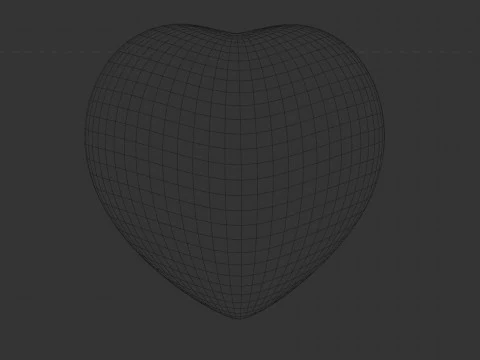 Heart with Heartbeat Animated 3D Model
