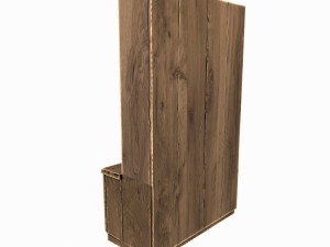 old wooden cupboard 3D Modell