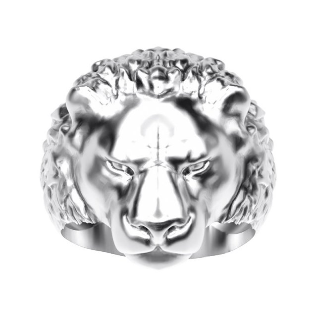 Download ring 002 lion 3D Model