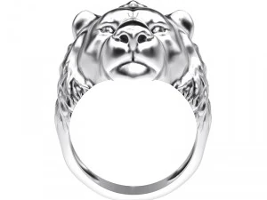 ring 002 lion 3D Print Model
