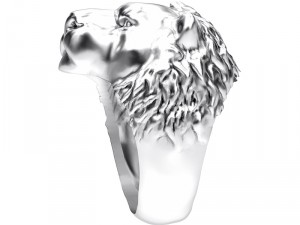 ring 002 lion 3D-Druckmodell
