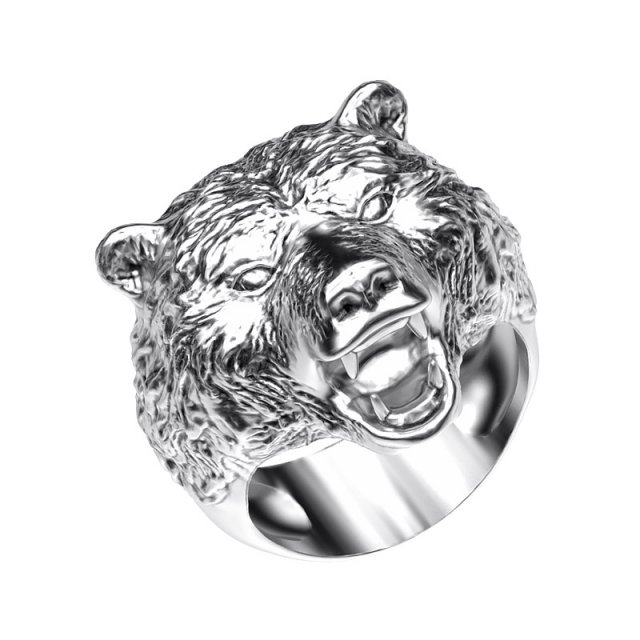ring 003 bear 3D Print Model .c4d .max .obj .3ds .fbx .lwo .lw .lws