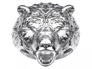 ring 003 bear 3D Print Model