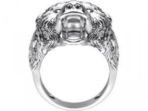 ring 003 bear 3D-printmodel