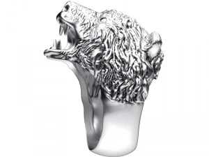 ring 003 bear 3D Print Model