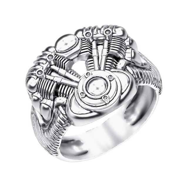ring 006 engine 3D Print Model .c4d .max .obj .3ds .fbx .stl .blend 