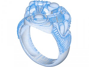 ring 006 engine 3D Print Model
