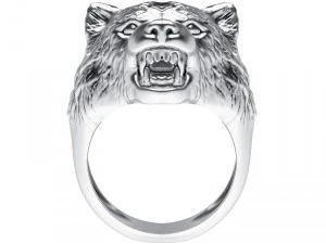 ring 008 wolf 3D Print Model