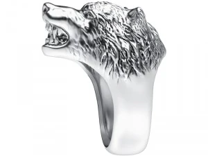 ring 008 wolf 3D Print Model