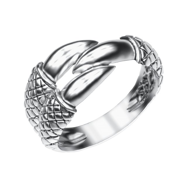 ring 009 claw 3D Принт Модель .c4d .max .obj .3ds .fbx .stl .blend 