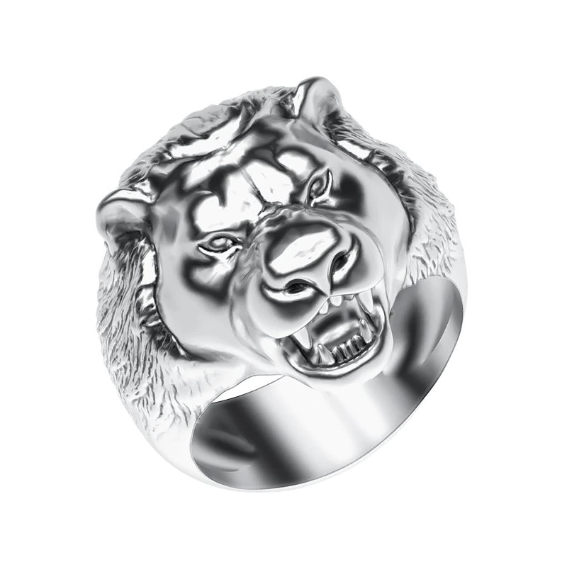 ring 010 lion 3D Print Model .c4d .max .obj .3ds .fbx .stl .blend