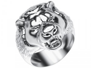 ring 010 lion 3D Print Model